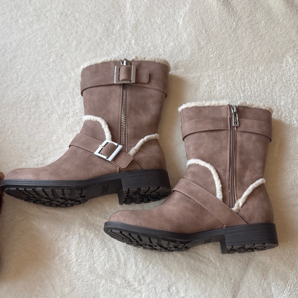 Charles By Charles David Tan Moto Boots - Picture 6 of 7